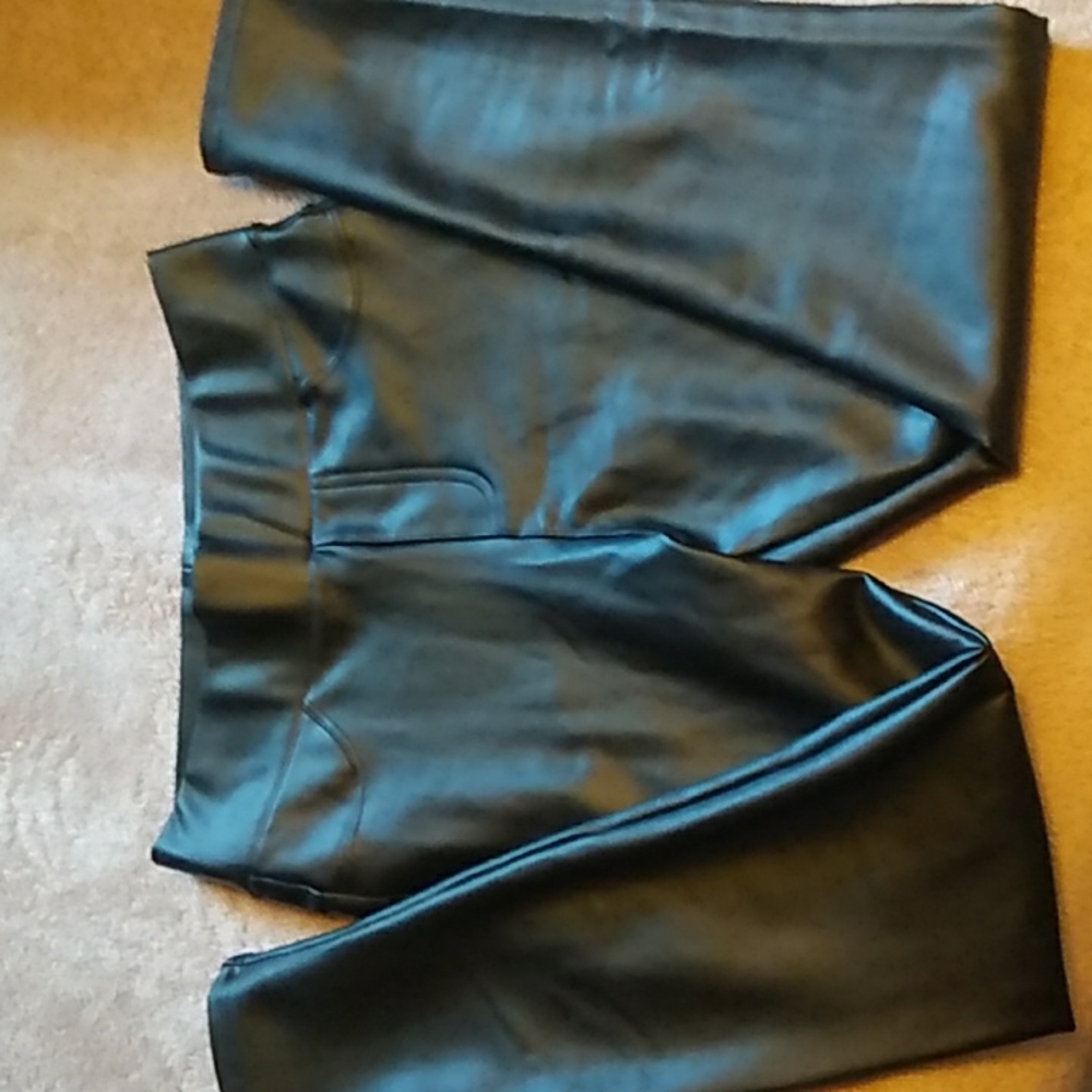 Black Leather Pants
